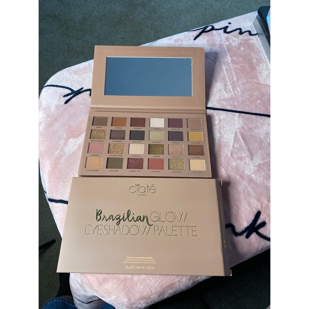 Ciate London Brazilian glow 24 pan eyeshadow palette . New